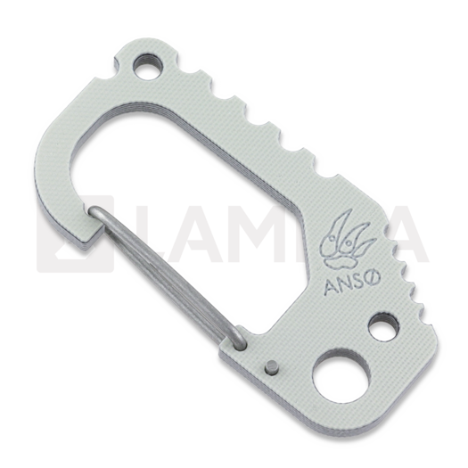 Anso of Denmark Carabiner V2 - G10 - Black/Tan