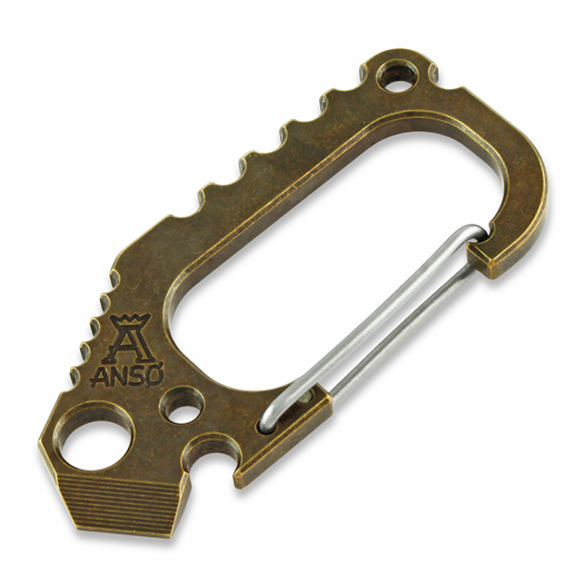 Narzędzie uniwersalne Anso of Denmark Carabiner V3 Brass