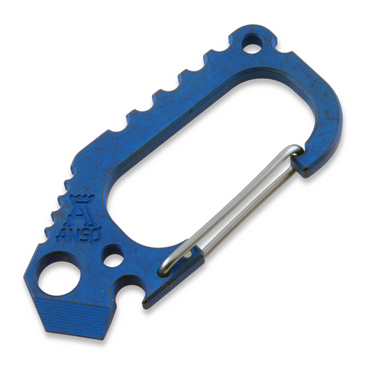 Daudzfunkciju rīks Anso of Denmark Carabiner V3 Titanium Blue