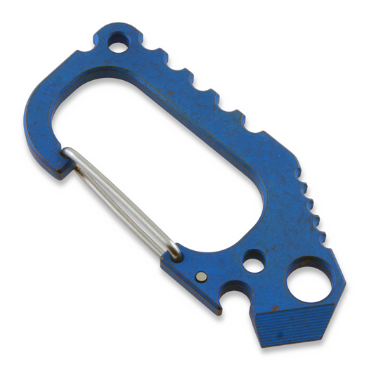 Attrezzo multifunzione Anso of Denmark Carabiner V3 Titanium Blue