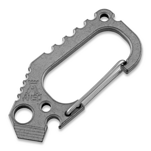 Anso of Denmark Carabiner V3 Titanium Grey daugiafunkcis įrankis