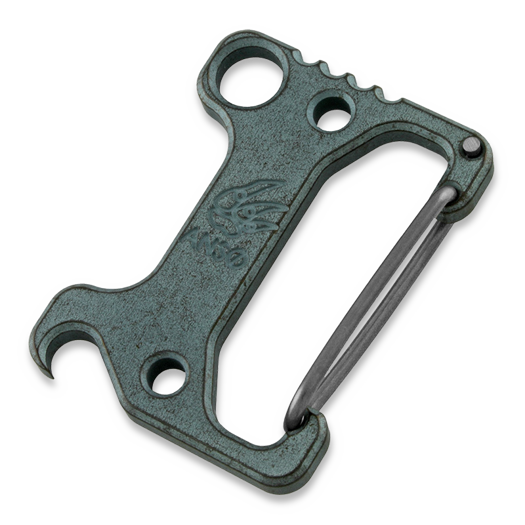 Mitmeotstarbeline tööriist Anso of Denmark Carabiner V4 Titanium CUPRUM