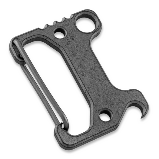 Attrezzo multifunzione Anso of Denmark Carabiner V4 Titanium Grey