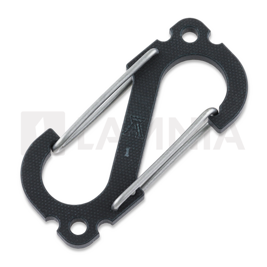 Anso of Denmark Carabiner V5 - G10 - Black/Green