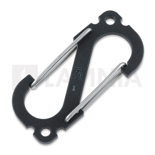Anso of Denmark Carabiner V5 - G10 - Black/Green