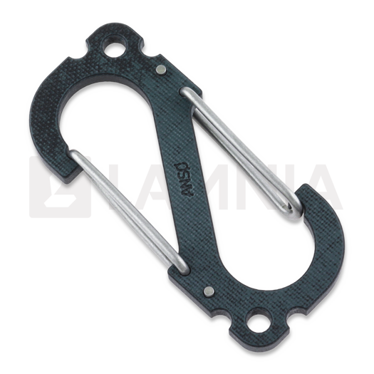 Anso of Denmark Carabiner V5 - G10 - Black/Green