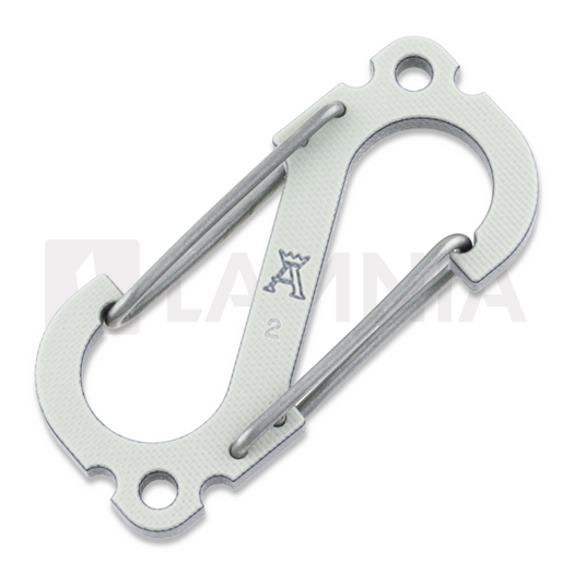 Anso of Denmark Carabiner V5 - G10 - Black/Tan