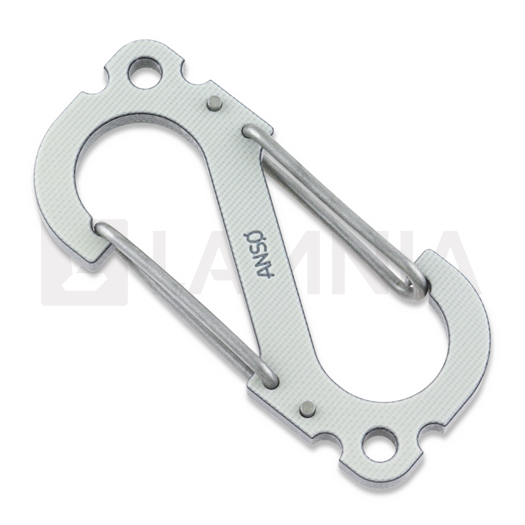 Anso of Denmark Carabiner V5 - G10 - Black/Tan