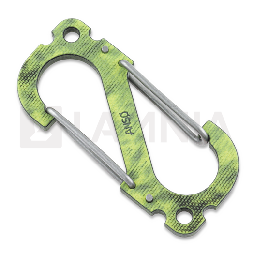 Anso of Denmark Carabiner V5 - G10 - Black/Yellow