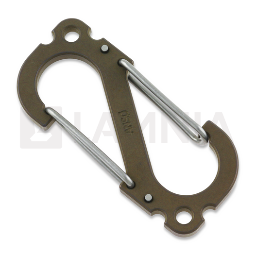 Anso of Denmark Carabiner V5 Titanium Amber