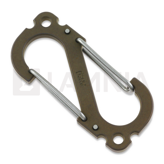 Anso of Denmark Carabiner V5 Titanium Amber