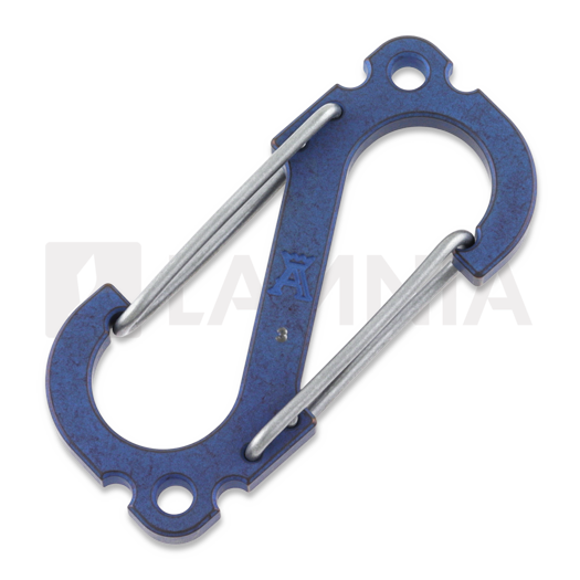 Anso of Denmark Carabiner V5 Titanium Kobolt