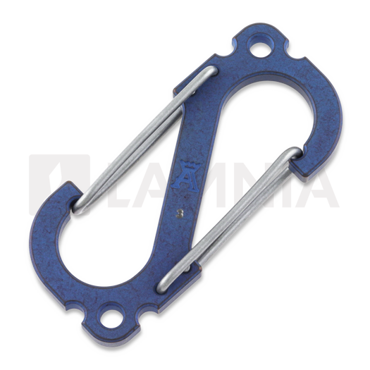 Anso of Denmark Carabiner V5 Titanium Kobolt