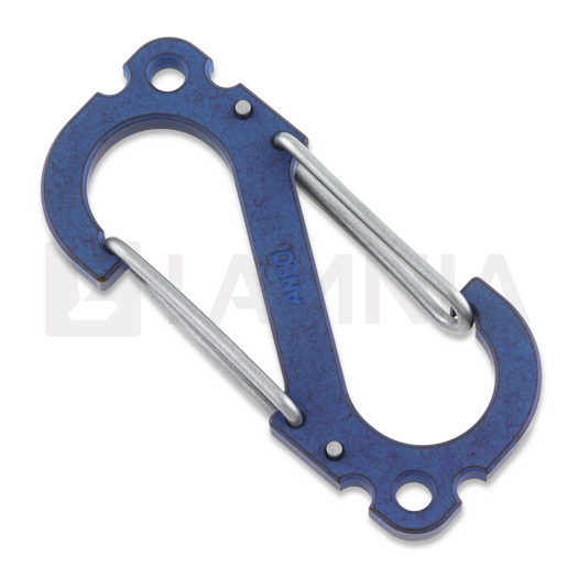 Anso of Denmark Carabiner V5 Titanium Kobolt