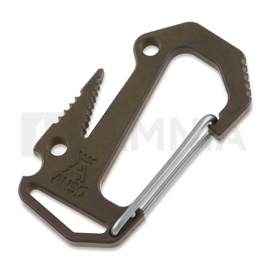 Anso of Denmark Carabiner V6 Titanium Amber