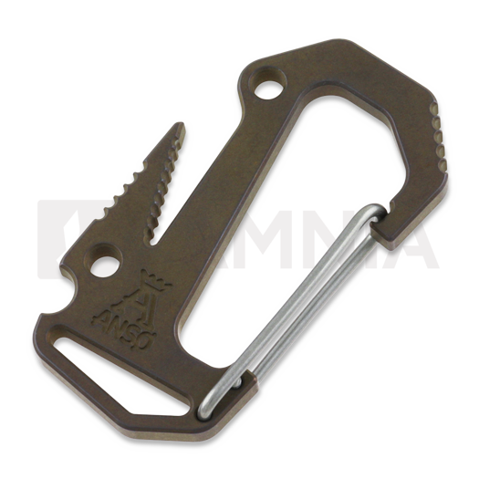 Anso of Denmark Carabiner V6 Titanium Amber