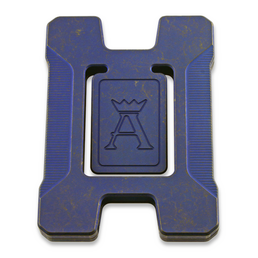 Anso of Denmark Matrix Credit Card holder, niebieska
