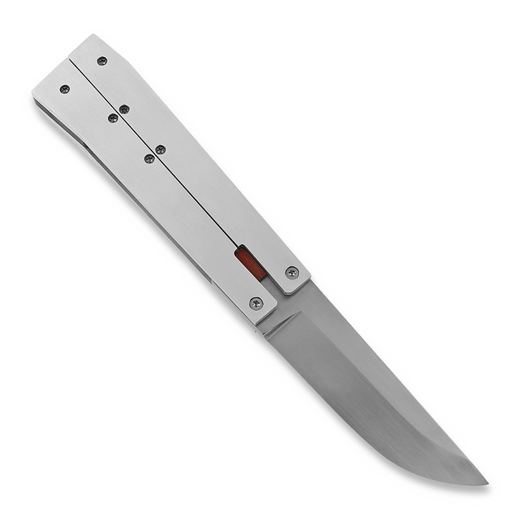 Anssi Ruusuvuori Folding Puukko, marine aluminum