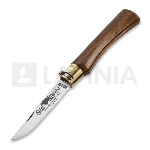 Antonini Old Bear Classic XL 折叠刀, walnut, carbon steel