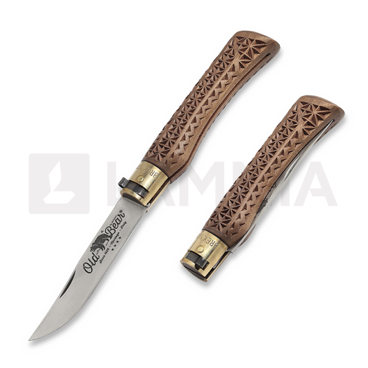 Antonini Old Bear Collection Wood Carved L sklopivi nož