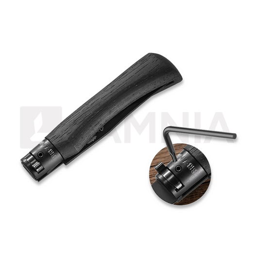 Coltello pieghevole Antonini Old Bear Total Black M, aluminium collar