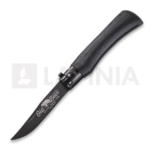 Antonini Old Bear Total Black XL fällkniv, aluminium collar