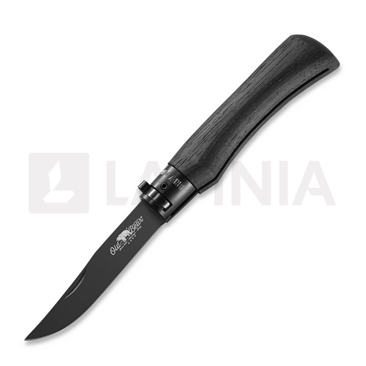 Skladací nôž Antonini Old Bear Total Black XL, aluminium collar
