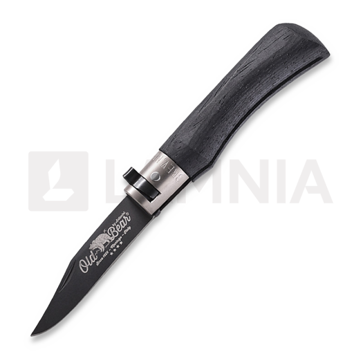 Nóż składany Antonini Old Bear Total Black XS, brass collar