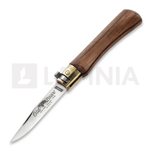 Antonini Old Bear XS folding knife, walnut, carbon steel