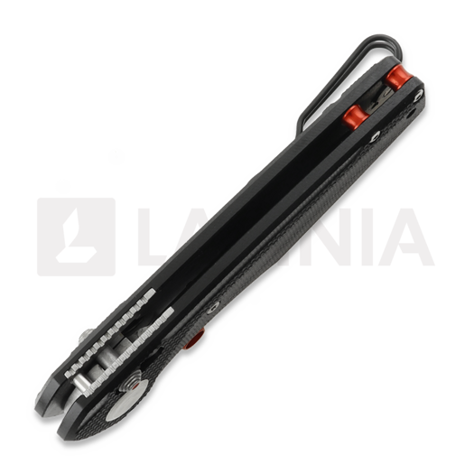 Складний ніж ANV Knives A090 - Stonewash - G10, чорний