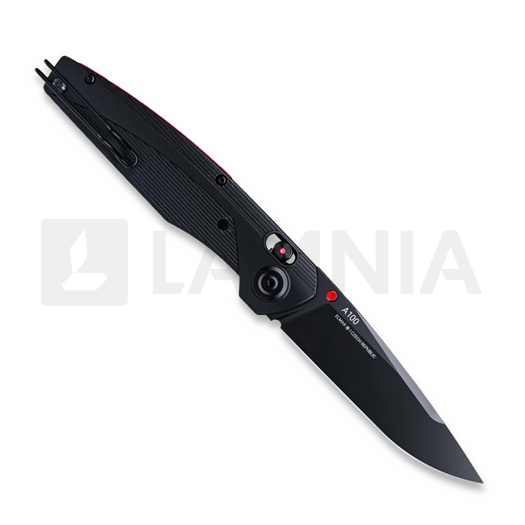 ANV Knives A100 BB - DLC Black Elmax - GRN kääntöveitsi, musta