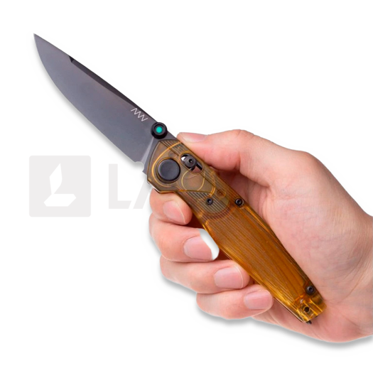 ANV Knives A100 BB - DLC Black Elmax - Ultem foldekniv, natural