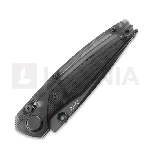 ANV Knives A100 BB - DLC Black Sleipner - Ultem sulankstomas peilis, juoda