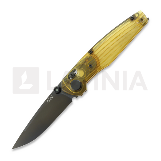 ANV Knives A100 BB - DLC Black Sleipner - Ultem sulankstomas peilis, natural