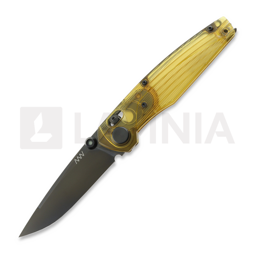 Liigendnuga ANV Knives A100 BB - DLC Black Sleipner - Ultem, natural