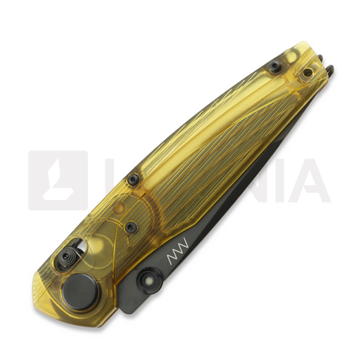 ANV Knives A100 BB - DLC Black Sleipner - Ultem kääntöveitsi, natural