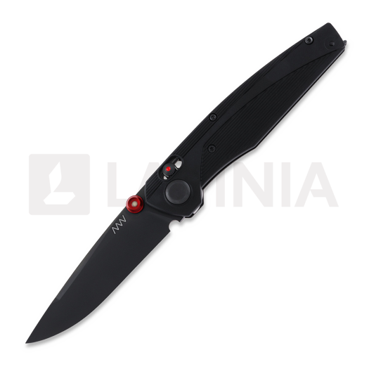 ANV Knives A100 Magnacut 접이식 나이프, GRN Black