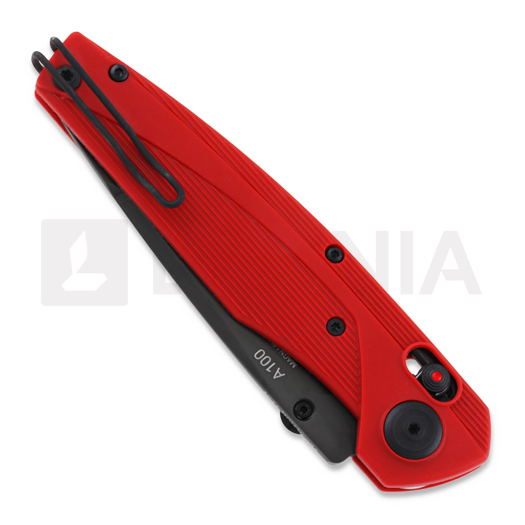 ANV Knives A100 Magnacut sulankstomas peilis, GRN Red