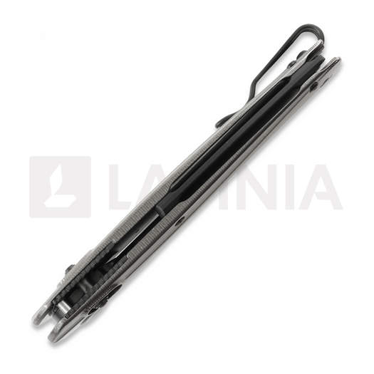ANV Knives A100 TI - DLC Black Elmax - Titanium sulankstomas peilis