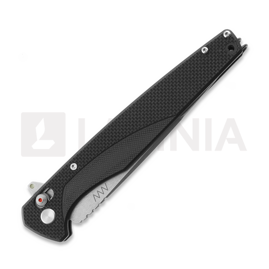 Складний ніж ANV Knives A300 Flipper - Stonewash - G10, чорний