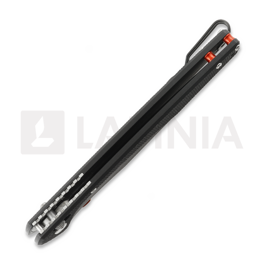 Складний ніж ANV Knives A300 Thumb Stud - Stonewash - G10, чорний