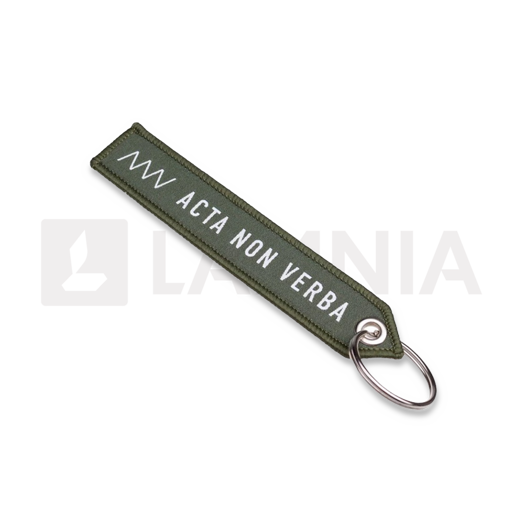 ANV Knives Key Chain - Remove Before Flight, verde oliva