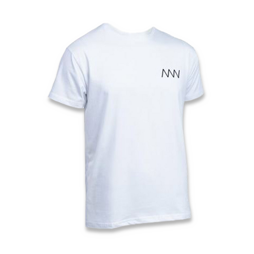 T-shirt ANV Knives Logo & Knife, branco