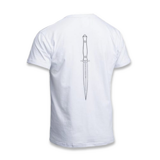 ANV Knives Logo & Knife marškinėliai, balta