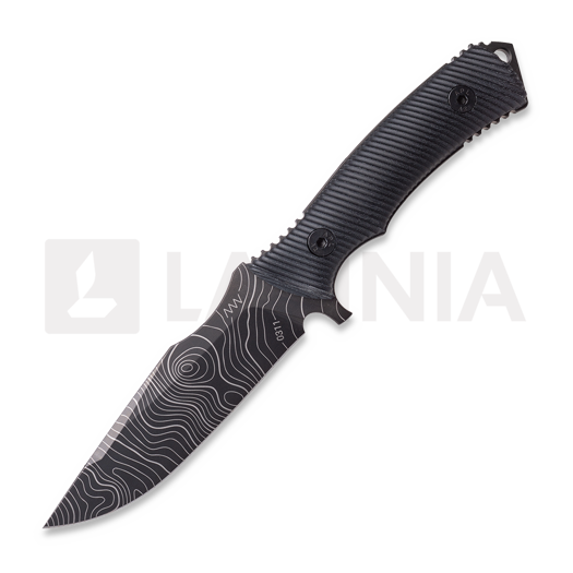 Couteau ANV Knives M311 Comp ARMA - Sleipner DLC - Micarta, musta