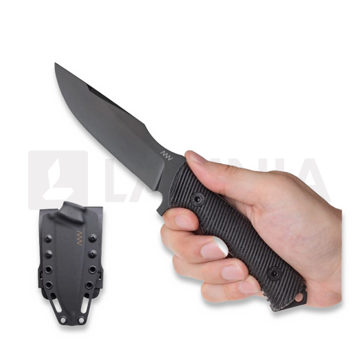 ANV Knives M311 Comp - Elmax DLC - Micarta Messer, schwarz