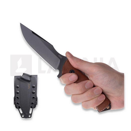 ANV Knives M311 Comp - Elmax DLC - Micarta mes, bruin