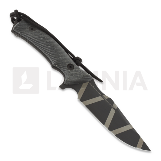 ANV Knives M311 Spelter - Elmax DLC Camo - Micarta Black 刀, Black Kydex