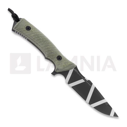 Нож ANV Knives M311 Spelter - Elmax DLC Camo - Micarta Olive, Black Kydex