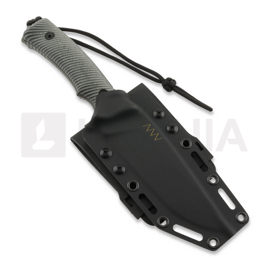 ANV Knives M311 Spelter NC - Elmax DLC Topo - Micarta Black veitsi